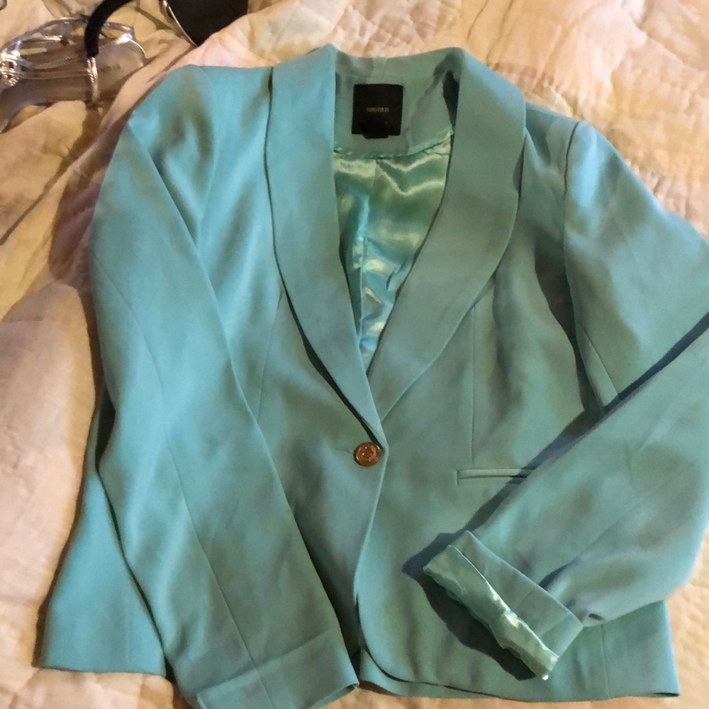 Light green blazer